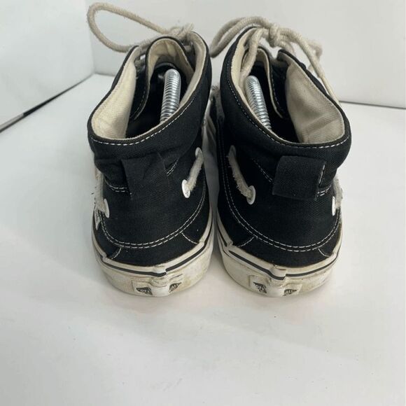 Vans Mid Top Black - Size 9.5 Mens‎ - Picture 4 of 8